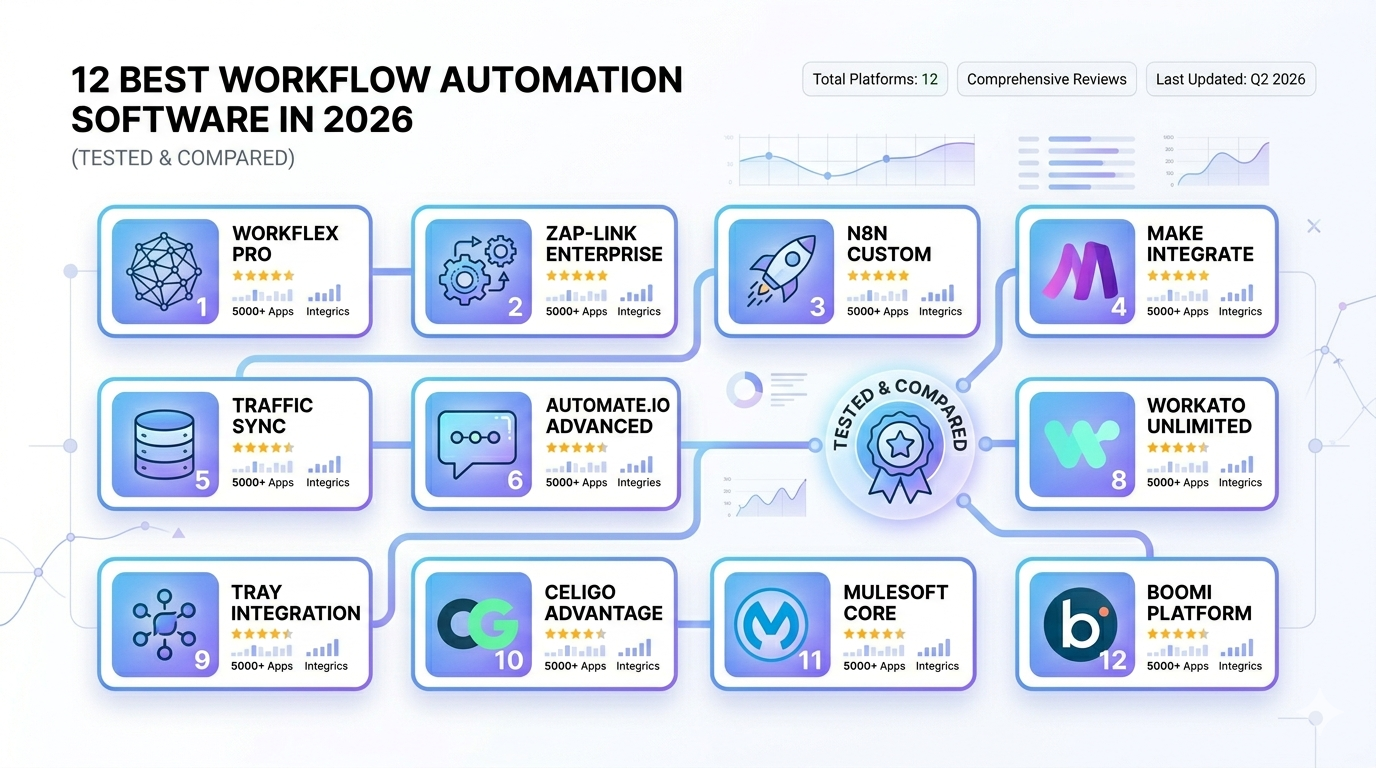 Best workflow automation software in 2026 compared — n8n, Zapier, Make, Power Automate