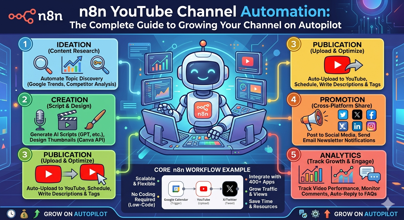 n8n YouTube Channel Automation - Marketing Automation